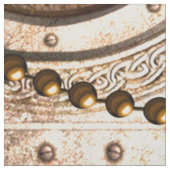 Wunderschönes Steampunkdesign Stoff (Nahaufnahme)