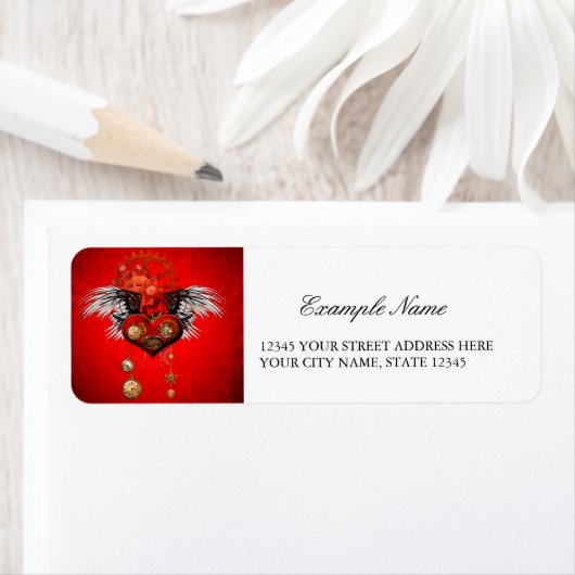 Wunderschönes Steampunkherz (Insitu)