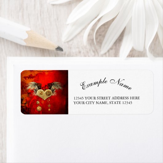 Wunderschönes Steampunkherz (Insitu)