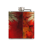 Wunderschönes Steampunkherz Flachmann (Rückseite)