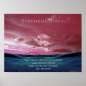 Wunderschönes Sternenkindposter Poster (Vorne)