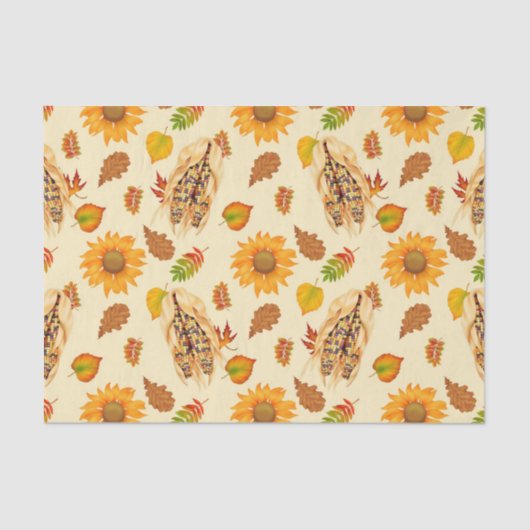 Wunderschönes Tissue-Papier für den Herbst Seidenpapier (Vorderseite)