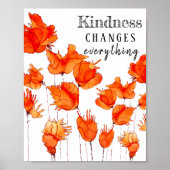 Wunderschönes und farbenfrohes Poppies Poster 8X10 (Vorne)
