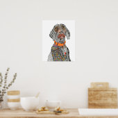 Wunderschönes und farbenfrohes Weimaraner-Poster - Poster (Küche)