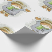 Wunderschönes Urlaubspapier Geschenkpapier (Ecke)