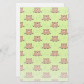 Wunderschönes Waldgrundmuster Briefpapier (Vorne/Hinten)