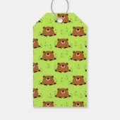 Wunderschönes Waldgrundmuster Geschenkanhänger (Rückseite)