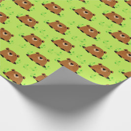 Wunderschönes Waldgrundmuster Geschenkpapier