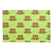 Wunderschönes Waldgrundmuster Kissenbezug (Vorderseite)