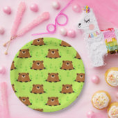 Wunderschönes Waldgrundmuster Pappteller (Party)