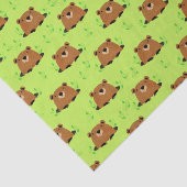 Wunderschönes Waldgrundmuster Seidenpapier (Ausschnitt)