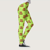 Wunderschönes Waldlandkreaturmuster Leggings (Rechts)