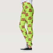 Wunderschönes Waldlandkreaturmuster Leggings (Links)