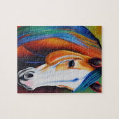 Wunderschönes Wasserfarben-Puzzle Puzzle (Horizontal)