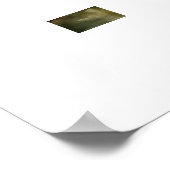 Wunderschönes Watercolor Poster Altes französische (Ecke)