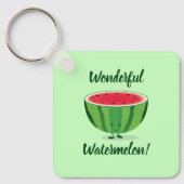 Wunderschönes Watermelon Grüne Früchte Nahrung Schlüsselanhänger (Vorderseite)