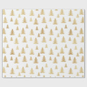 Wunderschönes Weihnachts-Gold-Musterpapier Geschenkpapier (Flach)