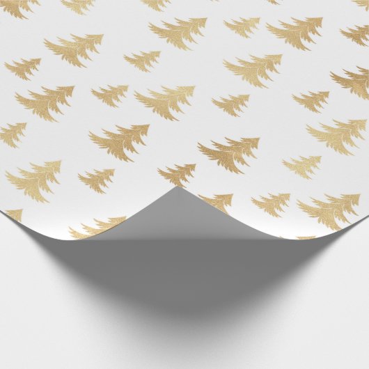 Wunderschönes Weihnachts-Gold-Musterpapier Geschenkpapier (Ecke)