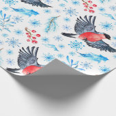 Wunderschönes Weihnachtsgeburtspapier Geschenkpapier (Ecke)