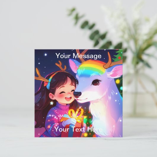 Wunderschönes Weihnachtsglühen (Stehend Vorderseite)