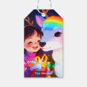 Wunderschönes Weihnachtsglühen Geschenkanhänger (Vorderseite)