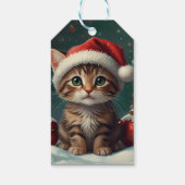 Wunderschönes Weihnachtsglühen Geschenkanhänger (Rückseite)
