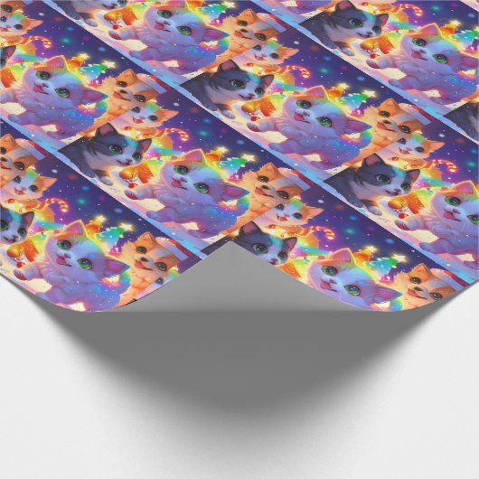 Wunderschönes Weihnachtsglühen Geschenkpapier (Ecke)