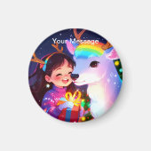 Wunderschönes Weihnachtsglühen Magnet (Vorne)