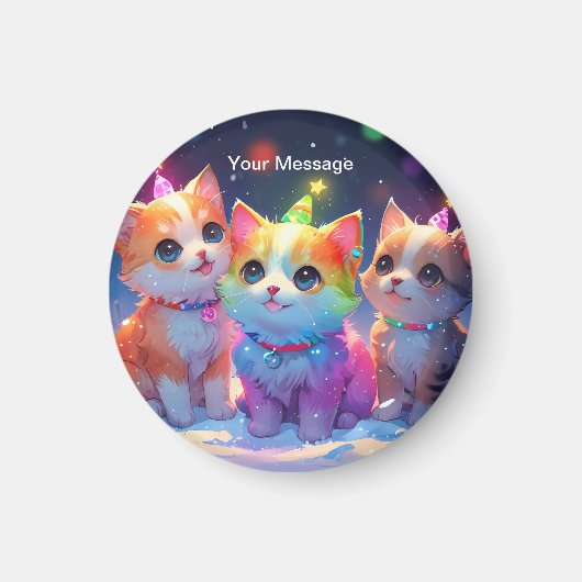 Wunderschönes Weihnachtsglühen Magnet (Vorne)