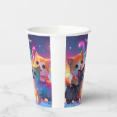 Wunderschönes Weihnachtsglühen Pappbecher (Links)