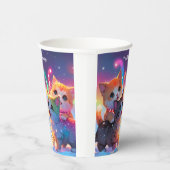 Wunderschönes Weihnachtsglühen Pappbecher (Rechts)