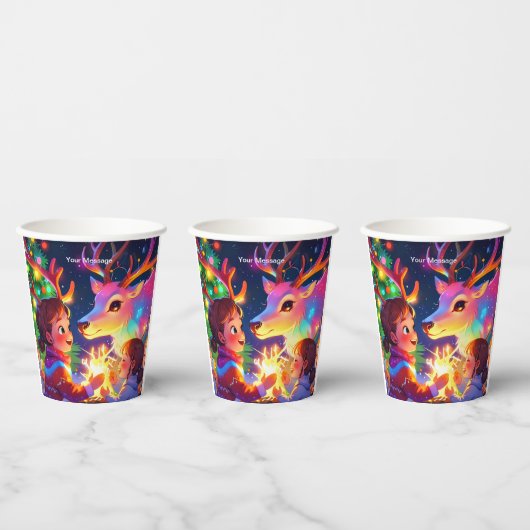 Wunderschönes Weihnachtsglühen Pappbecher (Multi)