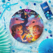 Wunderschönes Weihnachtsglühen Pappteller (Party)