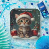 Wunderschönes Weihnachtsglühen Pappteller (Party)