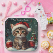 Wunderschönes Weihnachtsglühen Pappteller (Party)