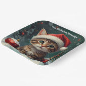 Wunderschönes Weihnachtsglühen Pappteller (Gewinkelt)