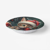 Wunderschönes Weihnachtsglühen Pappteller (Gewinkelt)