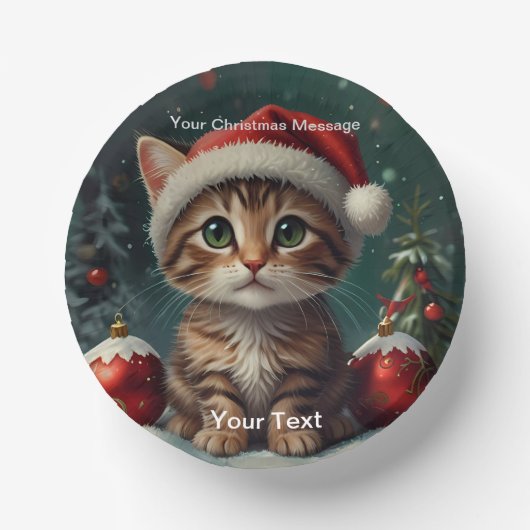 Wunderschönes Weihnachtsglühen Pappteller (Vorderseite)