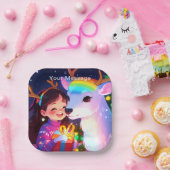 Wunderschönes Weihnachtsglühen Pappteller (Party)