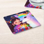 Wunderschönes Weihnachtsglühen Rechteckiger Pappuntersetzer (angewinkelt)