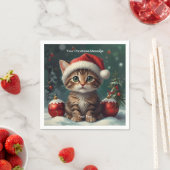 Wunderschönes Weihnachtsglühen Serviette (Beispiel)