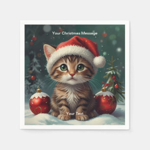 Wunderschönes Weihnachtsglühen Serviette