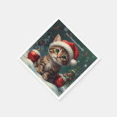 Wunderschönes Weihnachtsglühen Serviette (Ecke)