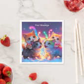 Wunderschönes Weihnachtsglühen Serviette (Beispiel)