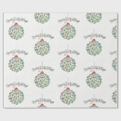 Wunderschönes Weihnachtspapier Geschenkpapier (Flach)