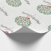Wunderschönes Weihnachtspapier Geschenkpapier (Ecke)