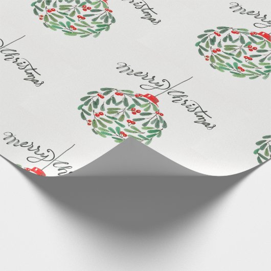 Wunderschönes Weihnachtspapier Geschenkpapier (Ecke)
