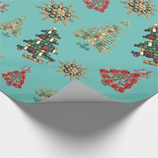 Wunderschönes Weihnachtsschmuckpapier Geschenkpapier (Ecke)