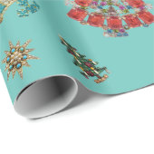 Wunderschönes Weihnachtsschmuckpapier Geschenkpapier (Rolleneckpunkt)