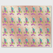 Wunderschönes Weihnachtsschneeflockenmuster Gold Geschenkpapier (Flach)